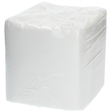 Serviett 1-Lag Hvit 32x33cm