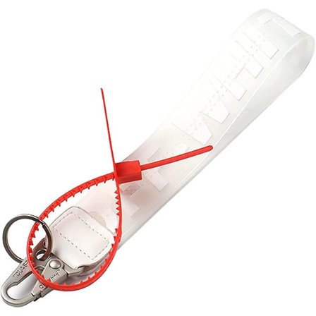 Personlig Benvit Nyckelring Armband för Nycklar, Plånbok, IC-kort