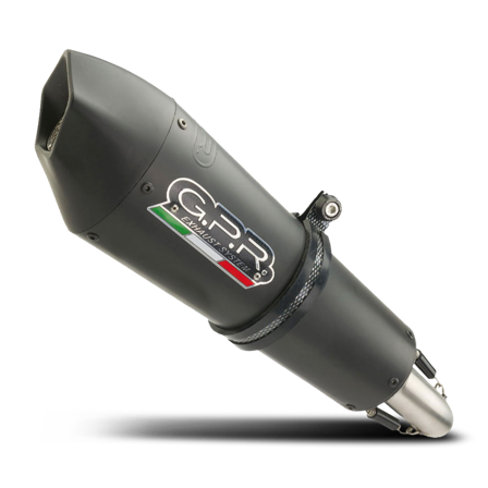 GPR GPE Anniversary Slip-On Black-Titanium - BMW R 1200 RS 2015-2018