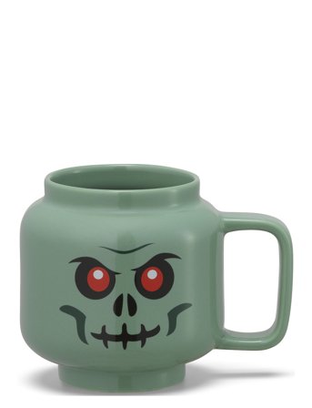 LEGO STORAGE | Lego Ceramic Mug Small Green Skeleton | S