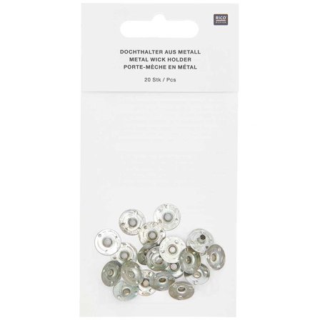 Rico Design Porte-mèche en métal 20 pcs
