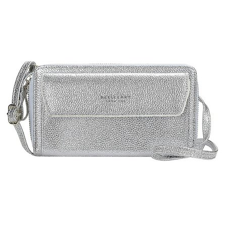 Damväska i PU-läder, Clutch, Plånbok, Korthållare med Axelrem, Plånbok, Arbetsväska, Daglig