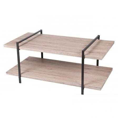 Låg bord med 2 hyllor Dock