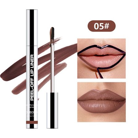 Peel Off Lip Liner Stain, Overføringssikker Vanntett Lip Tint, Ikke-klebende Kopp Leppestift Kosmetikk, for Daglig Festbruk