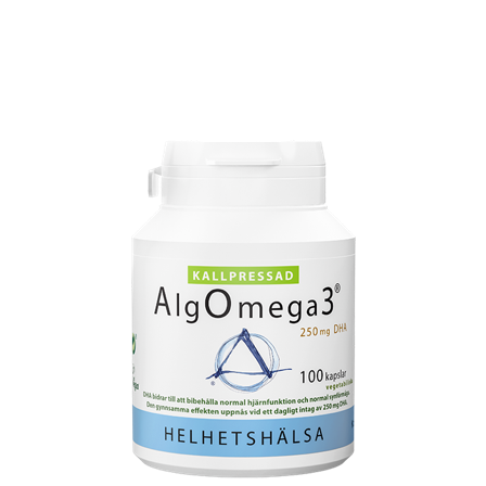 Helhetshälsa AlgOmega3 Kallpressad 100 kapslar