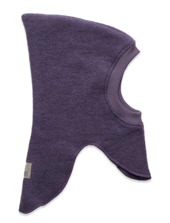 Balaclava Emb. Wool Accessories Headwear Balaclava Lilla Huttelihut*Betinget Tilbud