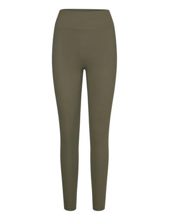 Studio Highwaist Rib Tights Khaki Björn Borg