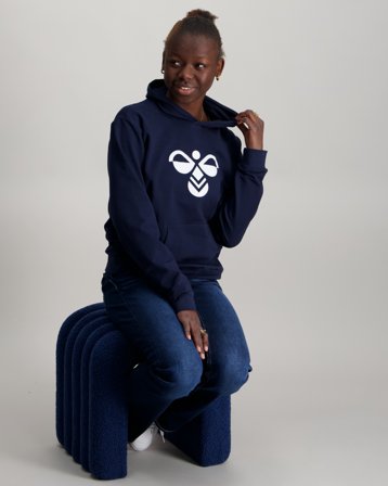 Hummel hmlCUATRO HOODIE Blå Hoodies/Hættetrøjer Pige - Kids Brand Store