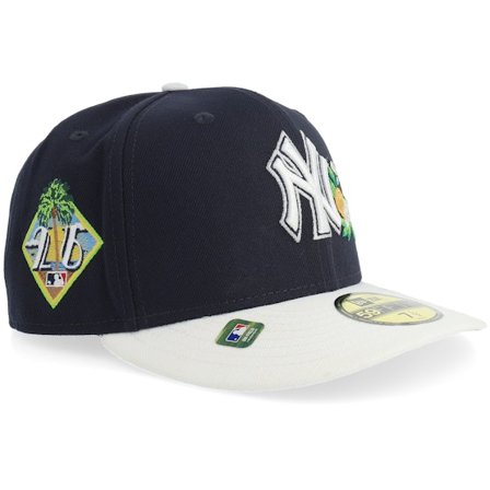 New Era - MLB - Blue - fitted - Cap - New York Yankees Tampa MLB St 59FIFTY Navy/White Curved Fitted - Hatstore