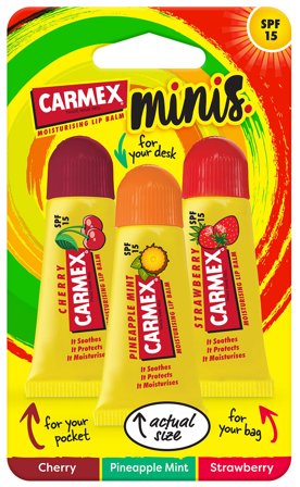 Carmex CARMEX MINITUBES, Skincare, Ansigtspleje, Læbepleje