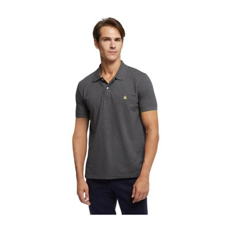 Brooks Brothers Slim-fit Short Sleeves Pique Polo Shirt Grå, Herre
