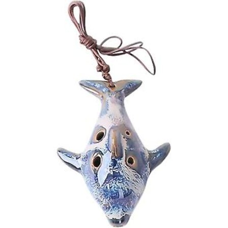 Klassisk 6-hulls Ocarina Zelda Alto C Keramisk Ocarina For Musikk Instrument Lærer Ocarina Fans Tilfeldig Farge (d-4)