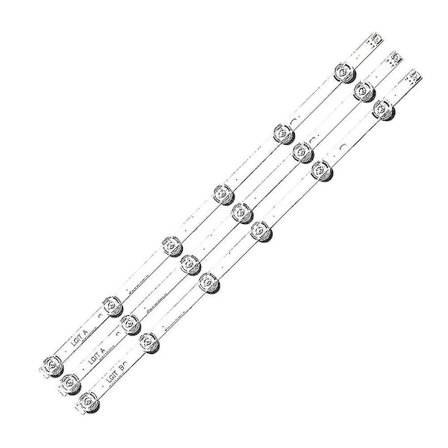 LG 32 Tommer TV 32LB572V 691 6L-197.4A 32LB580V 32LB650V 32LB652V 32LB653V 32LF550 I LED Bakgrunnsbelysning