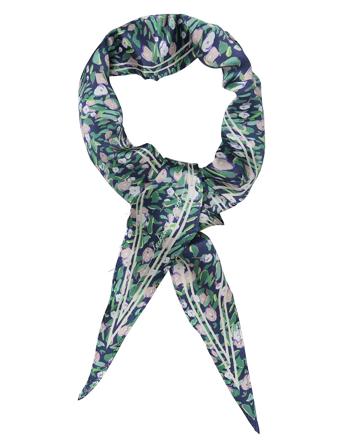 Ditza Diamond Scarf Blue Becksöndergaard