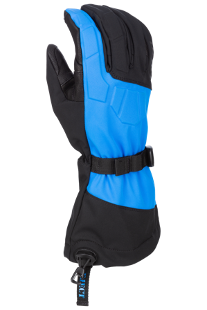 Handschoenen Klim Togwotee Zwart/Elektrisch Blauw/Limonade M