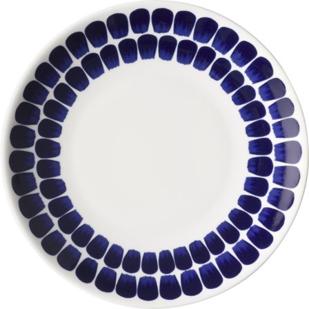 Arabia Tuokio tallerken Ø20 cm. - Blå og hvid | KitchenOne