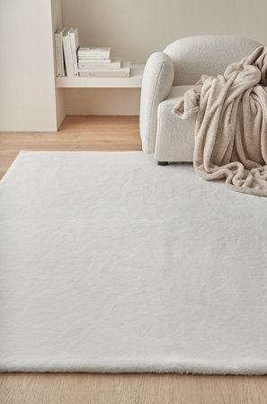 &Home - Ryamatta Vigo - Vit - Lugg & ryamattor - 160X230 - Från Homeroom