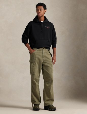 Polo Ralph Lauren Relaxed Fit Polo Sport Hoodie - Black - L