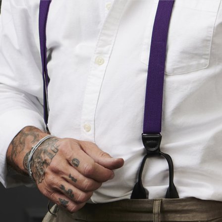 Smale Lilla Bukseseler med Knappefeste for menn - Bukseseler med knapper