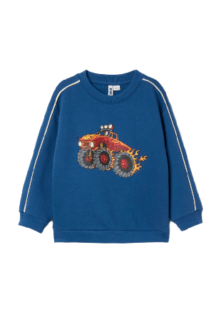 RIKIKI Collegetröja ERIC Hoodies & sweatshirts Blå 86/92