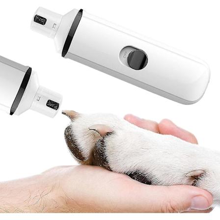 Elektrisk hundeklosaks - Stille og smertefri klotrimmer for hunder og katter (svart)