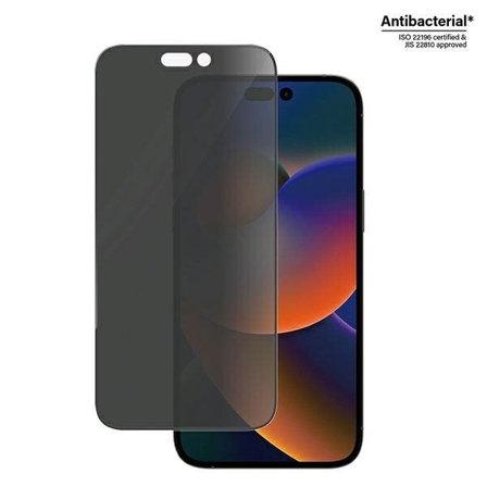 PanzerGlass Ultra-Wide Fit herdet glass med antibakteriell beskyttelse for iPhone 14 Pro Max