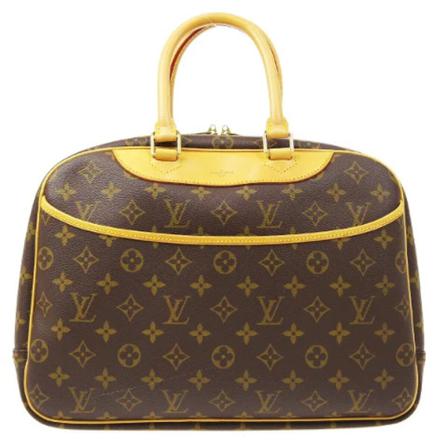 Louis Vuitton Vintage, Pre-owned Canvas handbags Bruin, Dames, Maat:ONE Size,leather