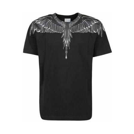 Marcelo Burlon Wings T-Shirt Sort, Herre T-shirts