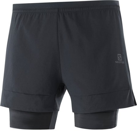 Salomon Men's Cross 2in1 Shorts Men workout shorts Black XL