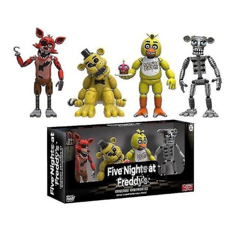 Fnaf Actionfigurer 4stk / Pakke Lekefigurer 5cm