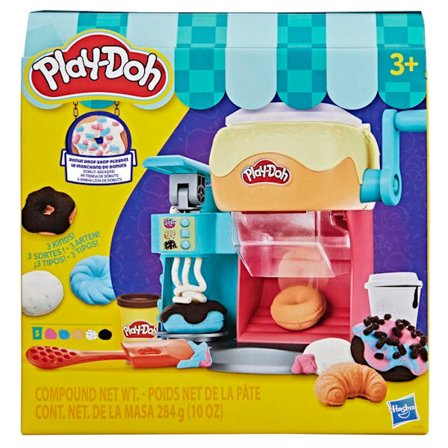 Play-Doh Donut Drop Shop, modellera, leksak med mat, kreativa aktiviteter för barn, från 3 år