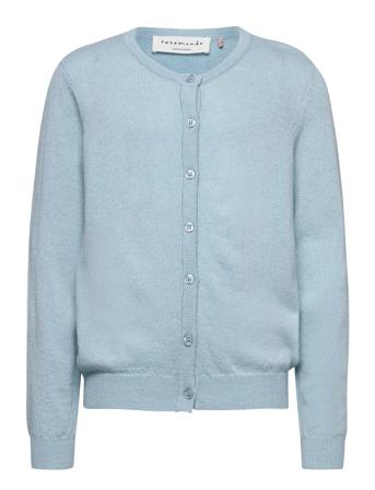 Cardigan Ls Strikkegenser Cardigan Blå Rosemunde Kids