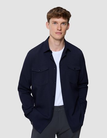 Shaping New Tomorrow - Effortless Overshirt - Dark Navy - Herre - Størrelse XL