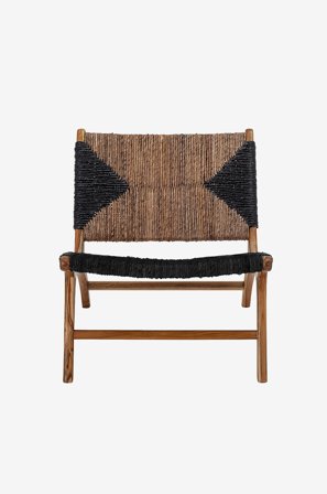 Bloomingville - Loungestol Grant - Svart - Lenestoler - Fra Homeroom