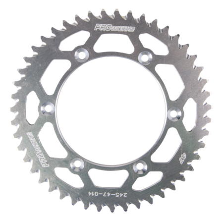 Corona Proworks Alluminio Argento - Fantic 250 XX 2020-2024