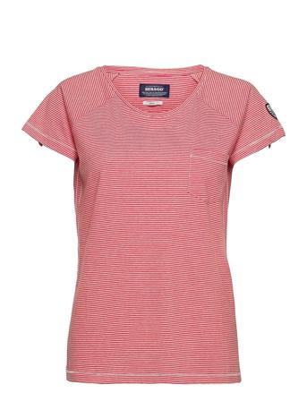 Dks Linen Jersey Top Pink Sebago