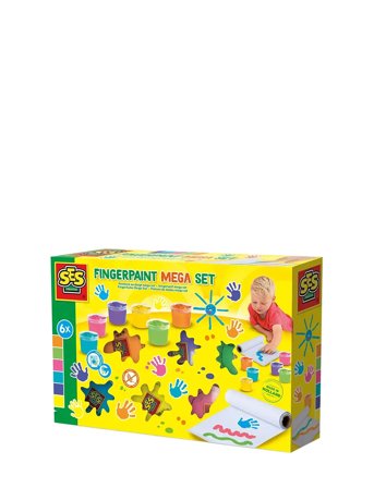 SES Creative | Fingerpaint Mega Set 6X110Ml | ONE SIZE