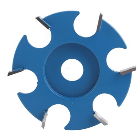 6-hampainen puun jyrsin terä hiiliteräksinen veistolevy puuntyöstö kulmahiomakoneen urien tekoväline