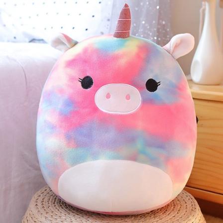 Ihana pehmoinen tyyny 35CM pehmeä pehmoinen upea lahja colorful unicorn