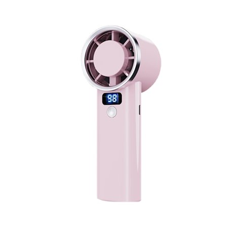 Mintgrön Handhållen Fläkt: Portabel Kylning med Lång Batteritid