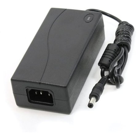 AC-tulo 100-240V 50/60Hz Lähtö DC 12V 4A Virtalähde Musta