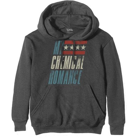 My Chemical Romance Unisex Adult Raceway Hoodie S Charcoal Grey