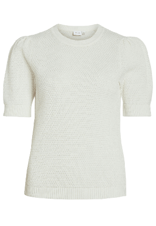 Vila Vidalo Knit Top Överdelar Dam Vit L