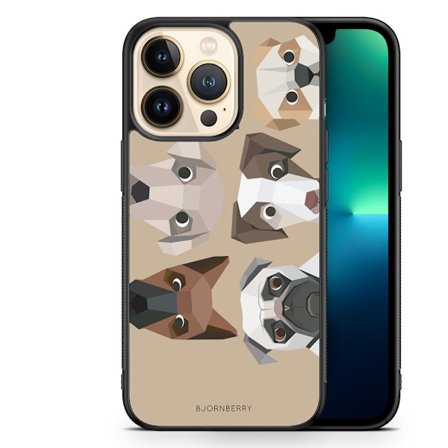 Bjornberry Skal iPhone 13 Pro - Söta Hundar