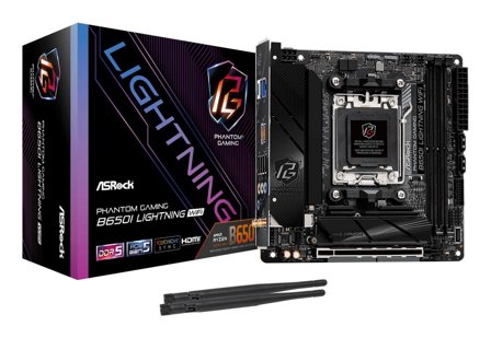 ASRock Phantom Gaming B650I Lightning WiFi - hovedkort - mini-ITX - Socket AM5 - AMD B650