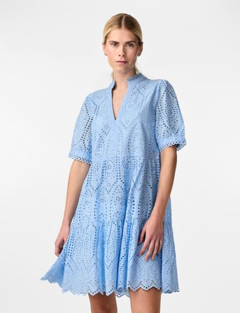 YAS Yasholi Ss Dress S. Noos - Blue - S