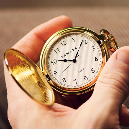 Eston | Montre de poche dorée pour hommes - Montres de poche et à gousset.