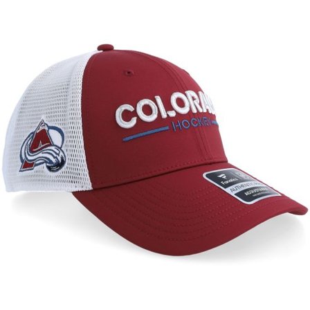Fanatics - NHL Röd trucker Keps - Colorado Avalanche Auth Pro A Mesh Dark Garnet/White Trucker @ Hatstore