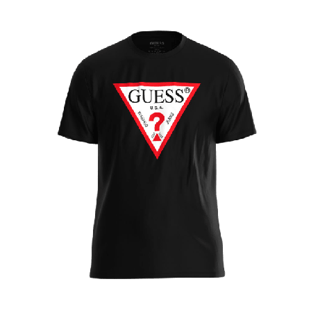 Guess CN SS ORIGINAL LOGO TEE Skjortor Herr Svart L