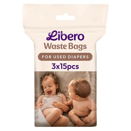 Libero Waste Bags 3 x 15 stk., Børn & Forældre, Pusletid, Blespande- Og Poser